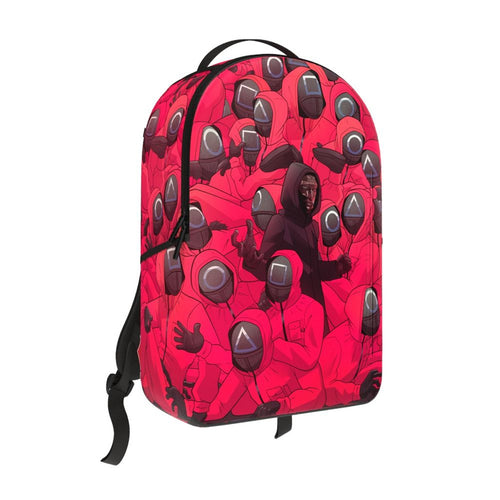 Sprayground Unisex DLXV: Squid Game Front Man And Workers Crammed Backpack 910B7247NSZ Multicolor