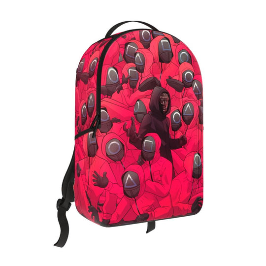 Sprayground Unisex DLXV: Squid Game Front Man And Workers Crammed Backpack 910B7247NSZ Multicolor