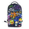 Sprayground Unisex 90S Nick Characters Painting DLXR Backpack 910B7251NSZ Multicolor