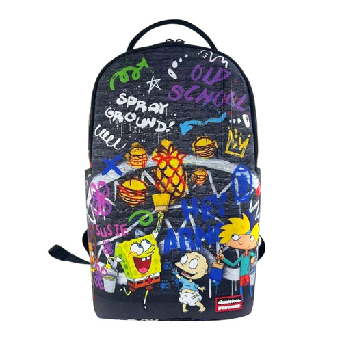 Sprayground Unisex 90S Nick Characters Painting DLXR Backpack 910B7251NSZ Multicolor