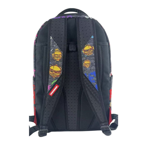 Sprayground Unisex 90S Nick Characters Painting DLXR Backpack 910B7251NSZ Multicolor