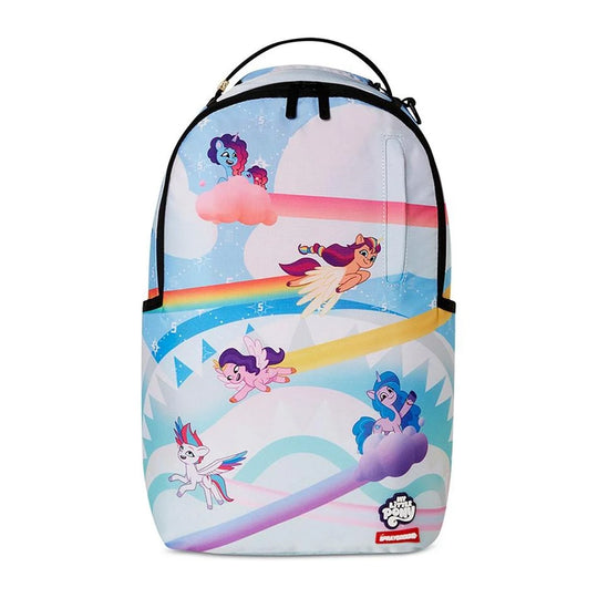 Sprayground Unisex Mlp Pony Trails DLXR Backpack 910B7258NSZ Blue/White