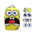 Sprayground Unisex Spongebob Removable Eyes DLXR Backpack 910B7302NSZ Multicolor