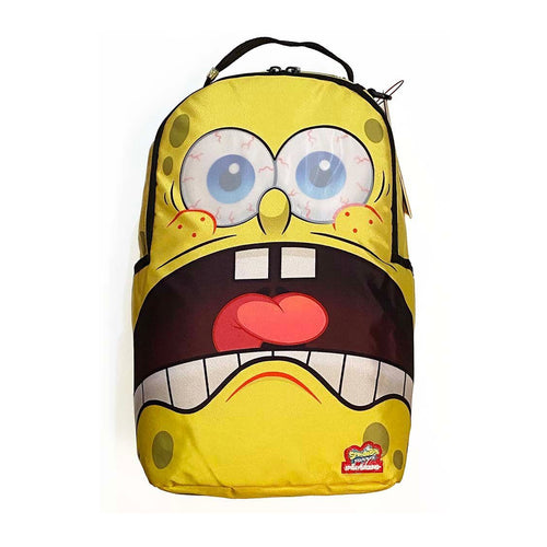 Sprayground Unisex Spongebob Removable Eyes DLXR Backpack 910B7302NSZ Multicolor