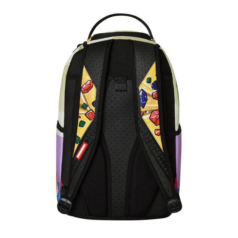 Sprayground Unisex Flinstones Blinged Out Car DLXR Backpack 910B7313NSZ Multicolor