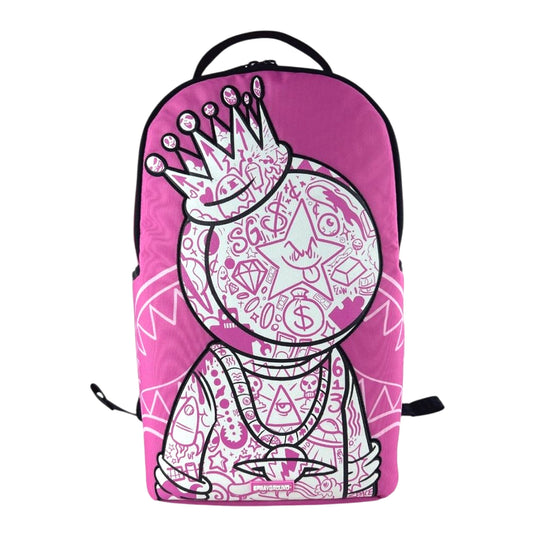 Sprayground Unisex Tatted Hand Astro DLXR Backpack 910B7333NSZ Pink