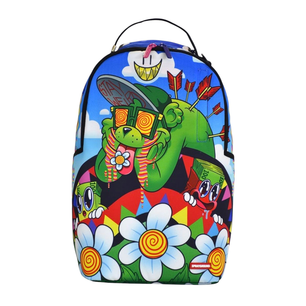 Sprayground Unisex Money Bear Weirdo DLXR Backpack
