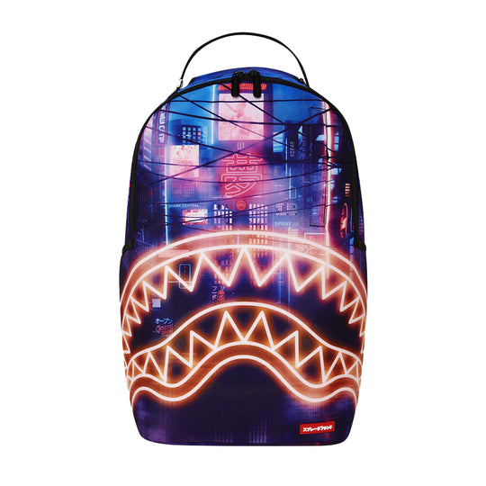 Sprayground Unisex Cyberpunk City DLXR Backpack 910B7364NSZ Purple/Multicolor