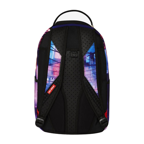 Sprayground Unisex Cyberpunk City DLXR Backpack 910B7364NSZ Purple/Multicolor