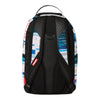 Sprayground Unisex Hacked Shark DLXR Backpack 910B7410NSZ White/Black