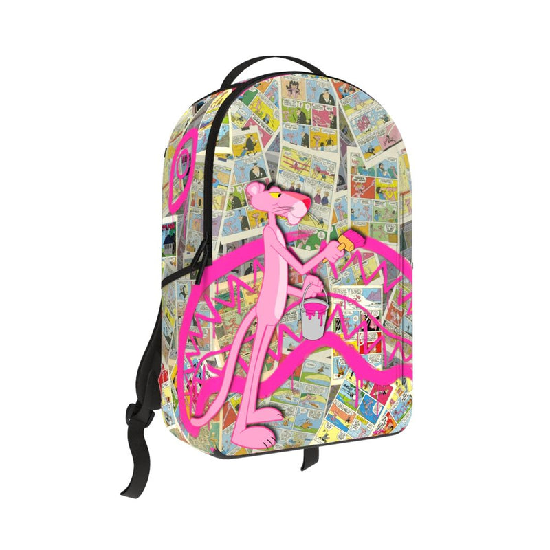 Sprayground Unisex Pink Panther Painting Sharkmouth DLXR Backpack 910B7414NSZ Multicolor