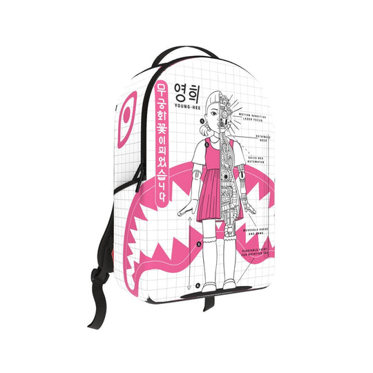 Sprayground Unisex Squid Game Robot Girl DLXSV Backpack 910B7516NSZ Multicolor