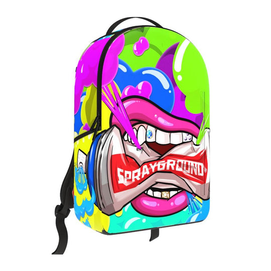 Sprayground Unisex Paint Lips DLXR Backpack 910B7519NSZ Multicolor