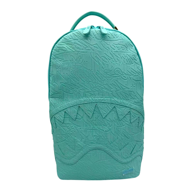 Sprayground Unisex Aqua Embossed Graffiti Backpack 910B7525NSZ Aqua