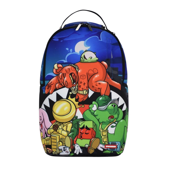 Sprayground Unisex Sleepy Spray Squad DLXR Backpack 910B7529NSZ Multicolor