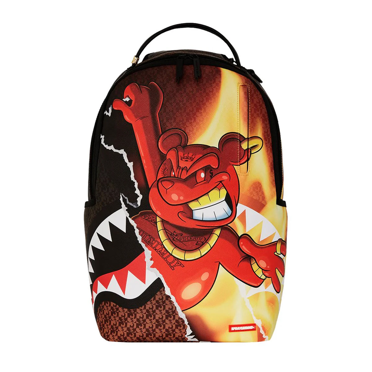 パパファイヤ Sprayground Unisex Diablo Fire Tear DLXSV Backpack 910B7548NSZ