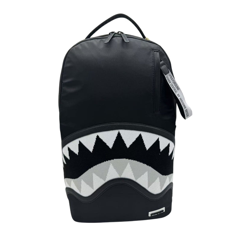 Sprayground Unisex Shark Central Hazard Pay DLXS Backpack 910B7559NSZ Black/White