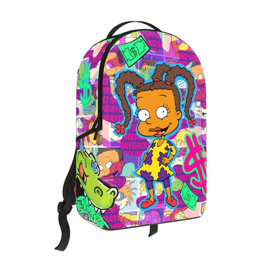 Sprayground Unisex Susie Street Art Camo DLXR Backpack 910B7626NSZ Multicolor