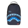 Sprayground Unisex Shark Central Midnight Blue DLXSV Backpack 910B7633NSZ Black/Midnight Blue