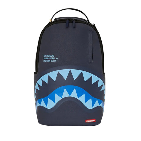 Sprayground Unisex Shark Central Midnight Blue DLXSV