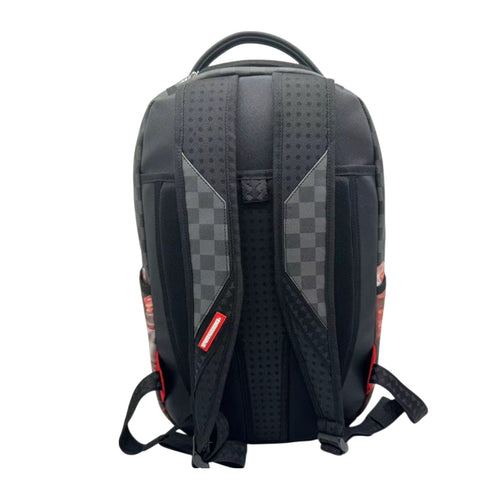Sprayground Unisex Bag Of Bricks DLXSV Backpack 910B7640NSZ Black/Red