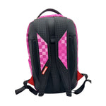 Sprayground Unisex Pink Camocheck DLXSV Backpack 910B7658NSZ Pink/Black