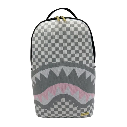 Sprayground Unisex Knit Sharks In Paris In Cream DLX Backpack 910B7662NSZ