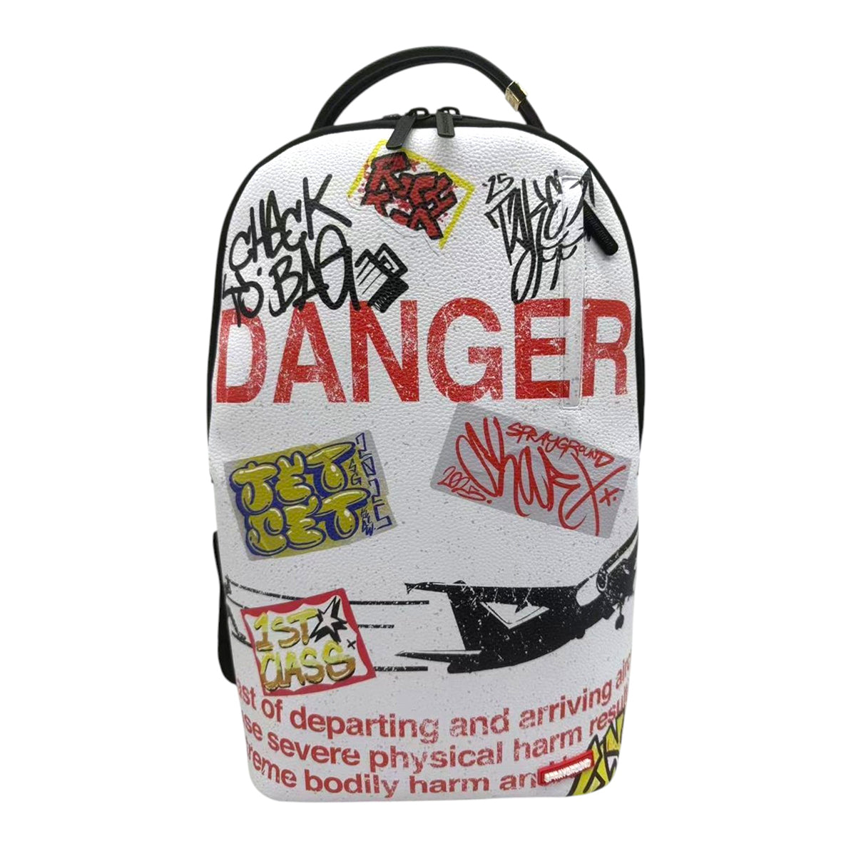 Sprayground Unisex Jetblast Tag DLXSV Backpack 910B7664NSZ White