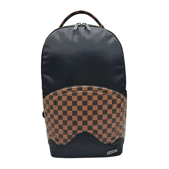 Sprayground Unisex The Hero DLX Backpack 910B7667NSZ Black/Tan