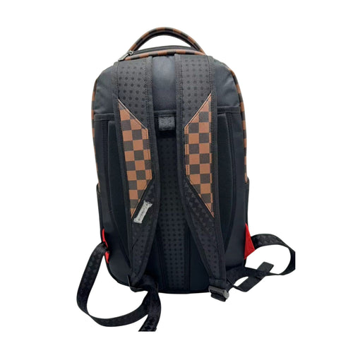 Sprayground Unisex The Hero DLX Backpack 910B7667NSZ Black/Tan