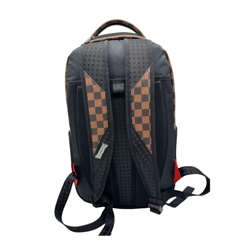 Sprayground Unisex The Hero DLX Backpack 910B7667NSZ Black/Tan