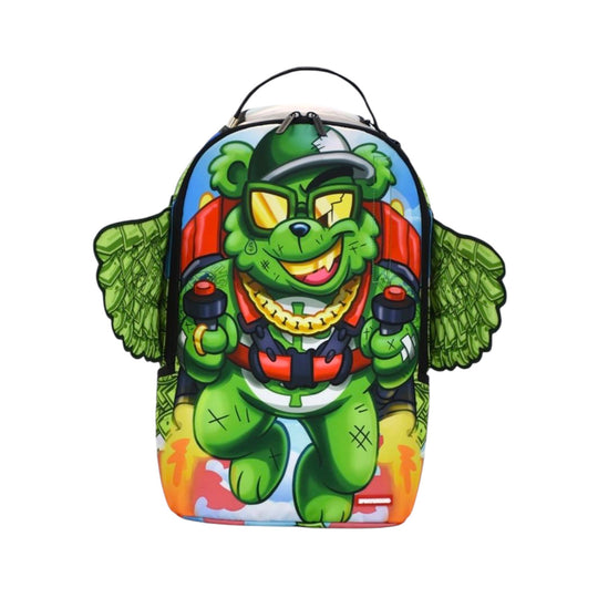 Sprayground Unisex Money Bear Wings DLX-Wings Backpack 910B7676NSZ Multicolor