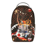 Sprayground Unisex Madagascar Checker Smash DLXSV Backpack 910B7681NSZ Brown/Black
