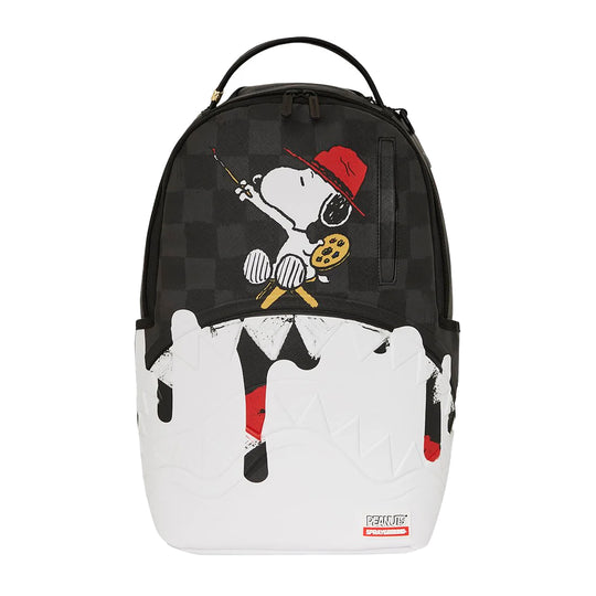 Sprayground Unisex Snoopy Painting Shark DLXSV Backpack 910B7686NSZ Multicolor