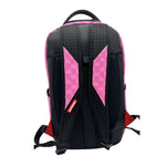 Sprayground Unisex Pink And Black Drip Check DLXSV Backpack 910B7694NSZ Pink/Black