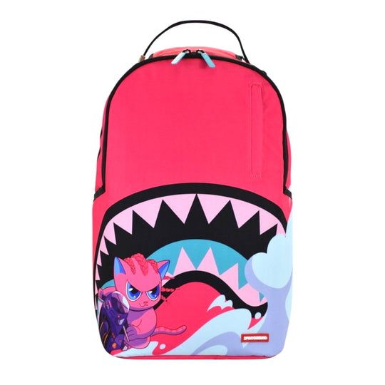 Sprayground Unisex Motorycle Kitty DLXR Backpack 910B7695NSZ Pink/Black