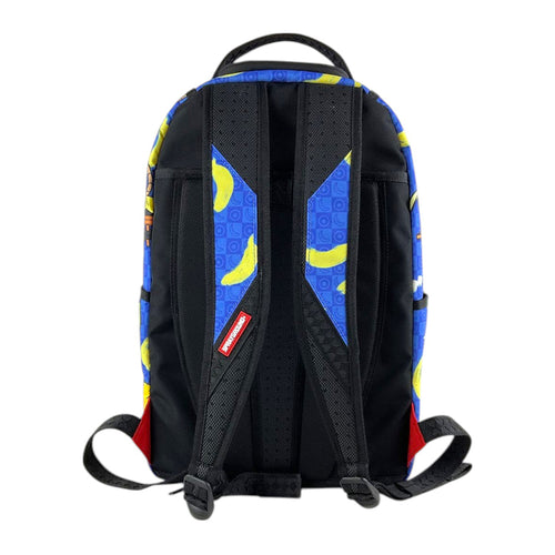 Sprayground Unisex Minion Banana Mayhem DLXR Backpack 910B7738NSZ Blue/Yellow