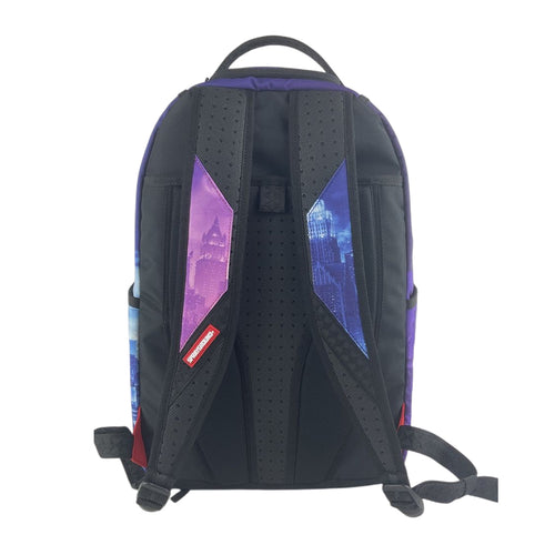 Sprayground Unisex Cat Woman In The City DLXR Backpack 910B7746NSZ Violet/Black