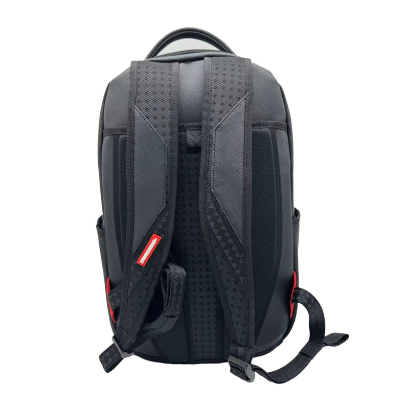 Sprayground Unisex Fly Knit Mouth DLX Satin Backpack 910B7754NSZ Black/Red