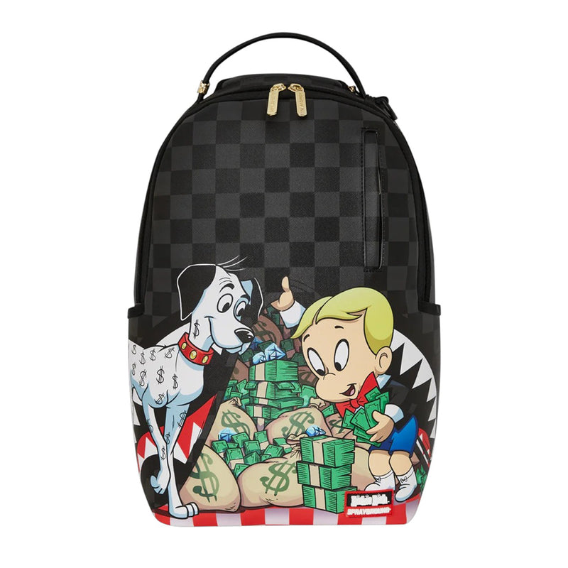 Sprayground Unisex Richie Rich And Dog Money Reveal DLXSV Backpack 910B7756NSZ Black/Multicolor