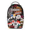 Sprayground Unisex Pacman Stickers DLXSV Backpack 910B7820NSZ Multicolor