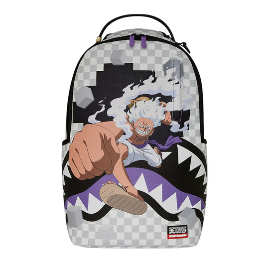 Sprayground Unisex One Piece Gear 5 Luffy Checkered Smash Backpack 910B8097NSZ Multicolor