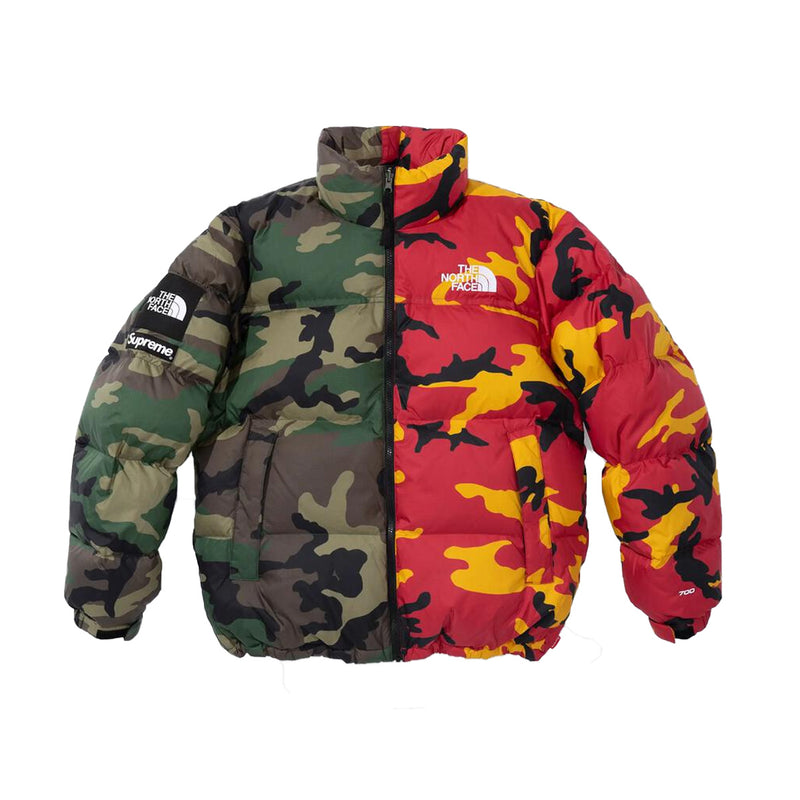 supreme north face tent Supreme Mens The North Face Split Nuptse Jacket NF0A875F-Q1I Camo– Premium Lounge NY