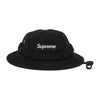 Supreme Mens Canvas Camo Boonie Bucket Hat SS24H88 Black