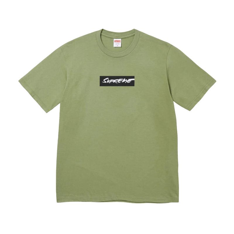 Supreme Mens Futura Box Logo Crew Neck T-Shirt SS24T21 Moss