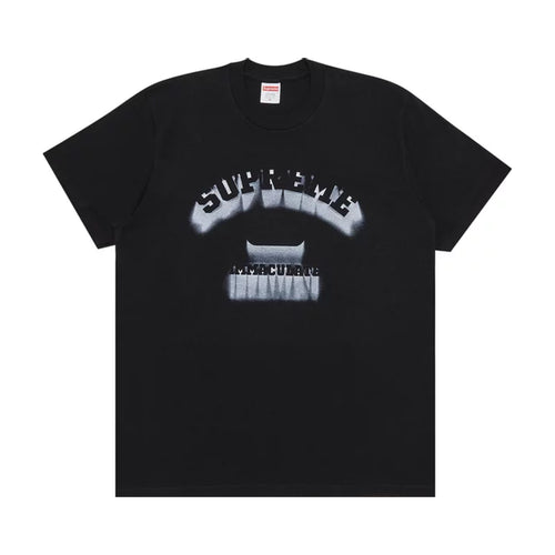 Supreme Mens Shadow Crew Neck T-Shirt SS24T23 Black