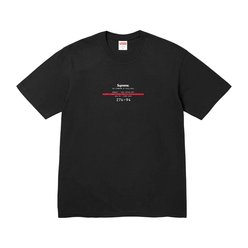 Supreme Mens Standard Crew Neck T-Shirt SS24T25 Black