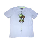 BKYS Men's Off To Neverland Crewneck Tee T354 White