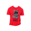 BKYS Men's Lucky Charm Crewneck T-Shirts T934 Red/Black