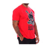 BKYS Men's Lucky Charm Crewneck T-Shirts T934 Red/Black